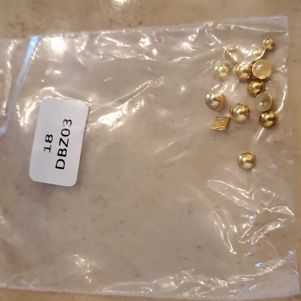 SALE! Gold faux jewels
